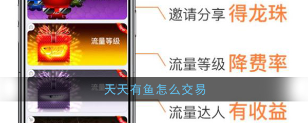天天有鱼龙币怎么交易？