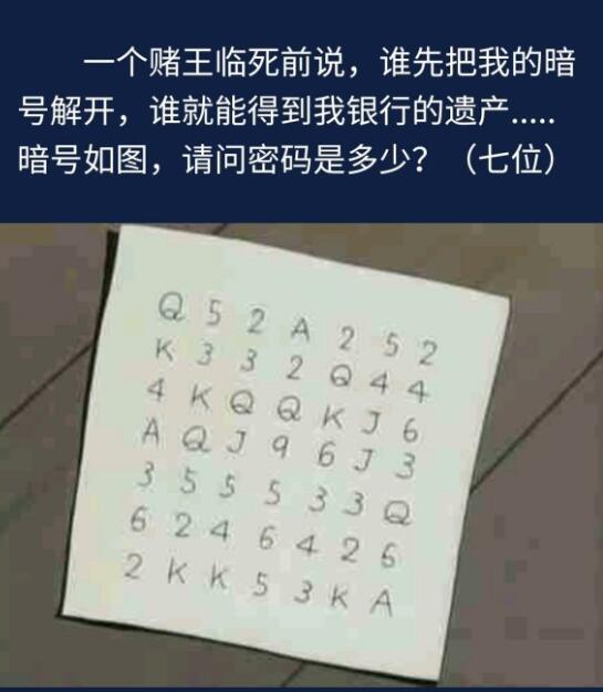 犯罪大师赌王遗产密码应该怎么