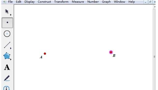 几何画板如何度量两点间的距离？