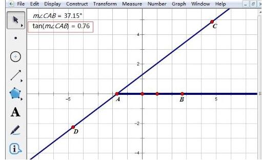 几何画板怎样求直线的斜率？