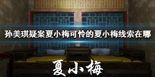 孙美琪疑案可怜的夏小梅剧情需要收集哪些线索