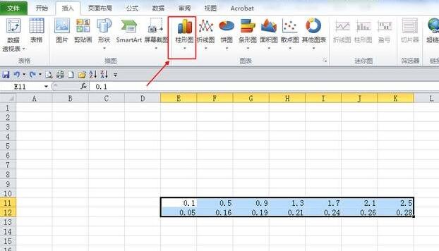 Excel数据自动生成柱形图的简单教程分享