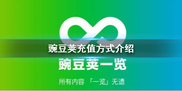 豌豆荚充值支持哪些支付方式