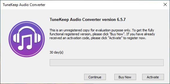 音频转换工具TuneKeep Audio Conerter2