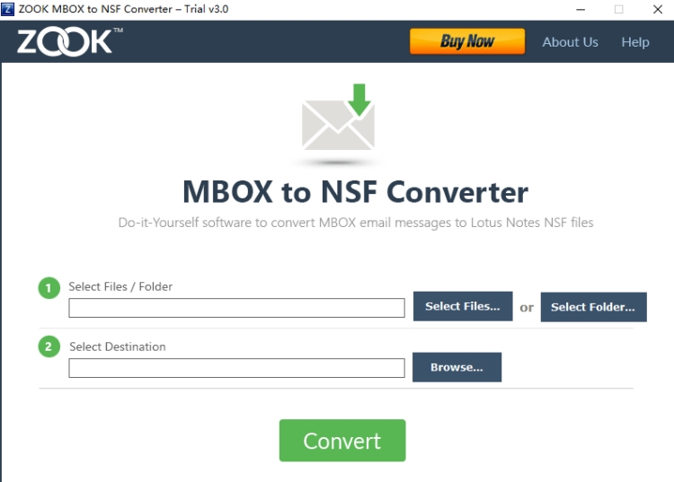 ZOOK NSF to MBOX Converter (NSF转MBOX)0