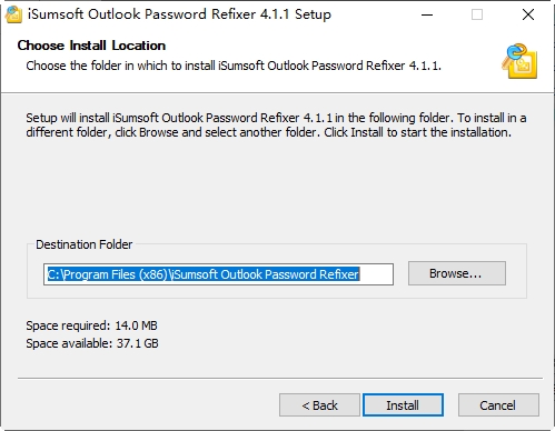 outlook密码恢复iSumsoft Outlook Password Refixer0