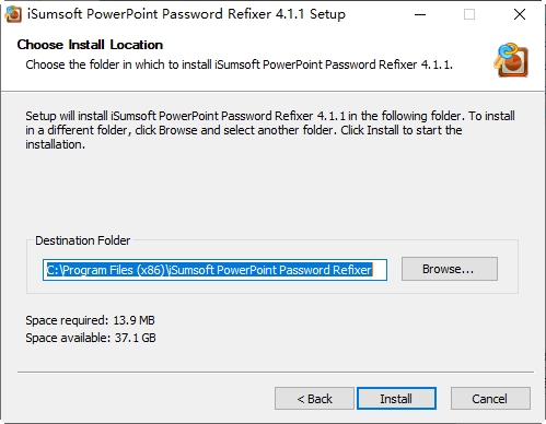 PPT密码恢复工具iSumsoft PowerPoint Password Refixer1