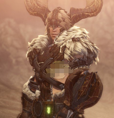 怪物猎人世界冰原半赤膊猛牛龙套装MOD1