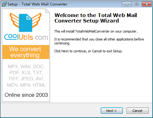 Total Web Mail Converter(邮件转换工具)0