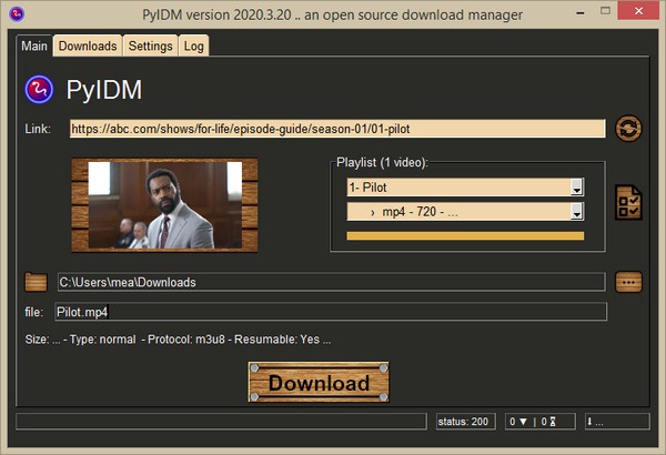 PyIDM(互联网下载管理器)0