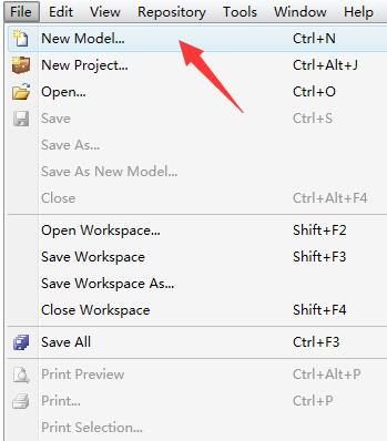 PowerDesigner组织结构图新建教程