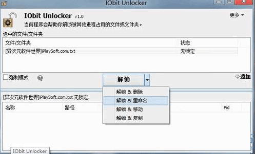 IObit Unlocker免费版1
