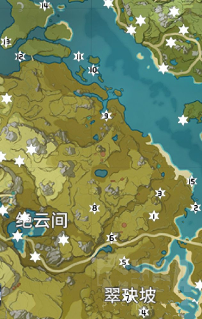 原神翠玦坡岩神瞳在哪