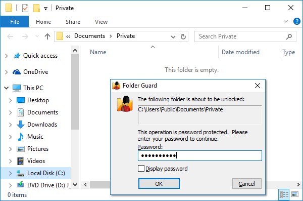 文件夹加密软件Folder Guard2