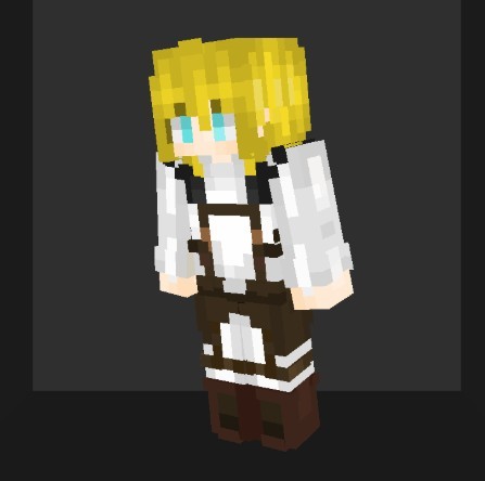 我的世界进击的巨人艾尔敏皮肤MOD1