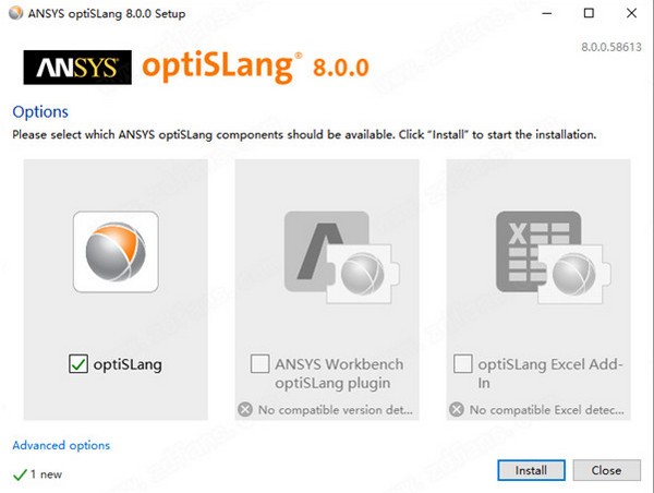 ANSYS optiSLang多学科设计优化软件0