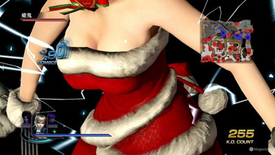 《无双大蛇2》萌娘王元姬性感无比圣诞装展示