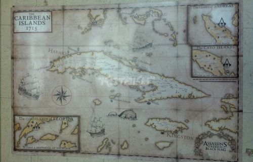 《刺客信条4》加勒比海地图曝光 揭开背景谜底