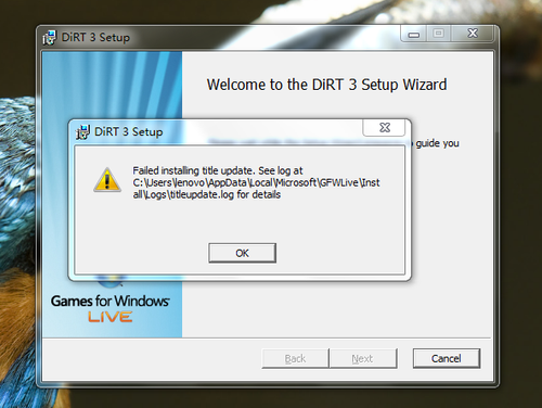 《尘埃3》补丁更新失败的原因
