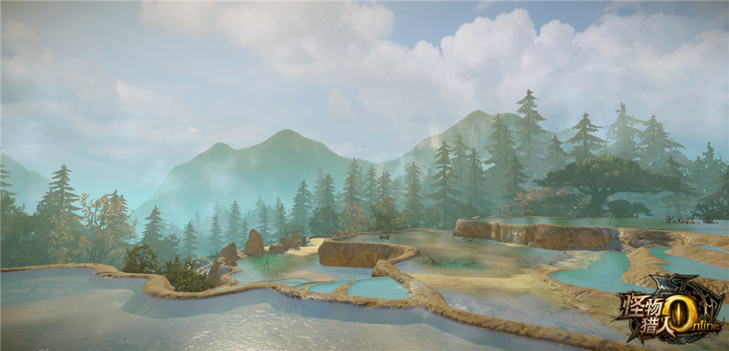 《怪物猎人OL》＂艾丝特湖地＂场景高清图片赏
