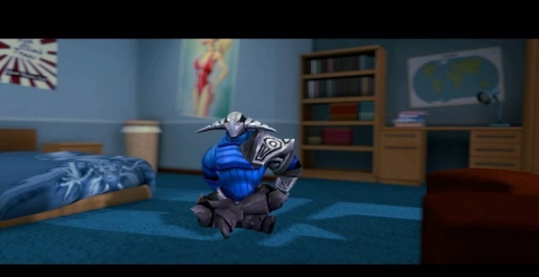 LOLDOTA2有爱视频 敌法、武器大师互吐苦水