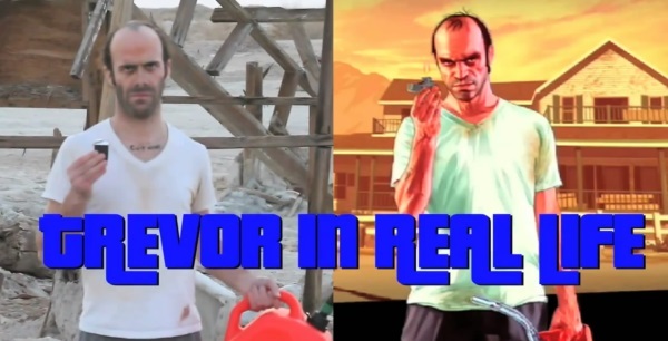 国外玩家扮演GTA5角色 举止怪异的叔叔