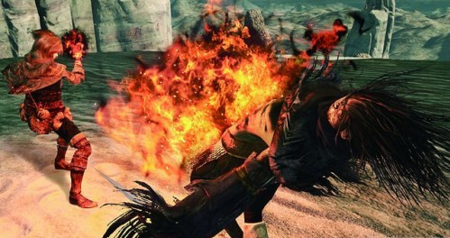 黑暗之魂2钢铁之王的王冠新图 最终幻想伊夫利特乱入