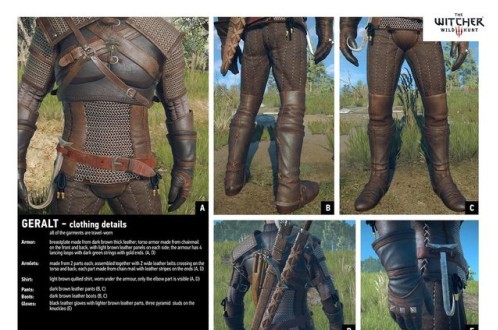 巫师3:狂猎白狼细节曝光 齐肩长发