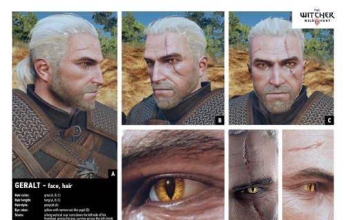 巫师3:狂猎白狼细节曝光 齐肩长发