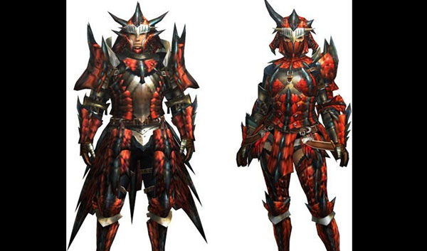 怪物猎人4:终极版新盔甲套装 包裹太严毫无美感