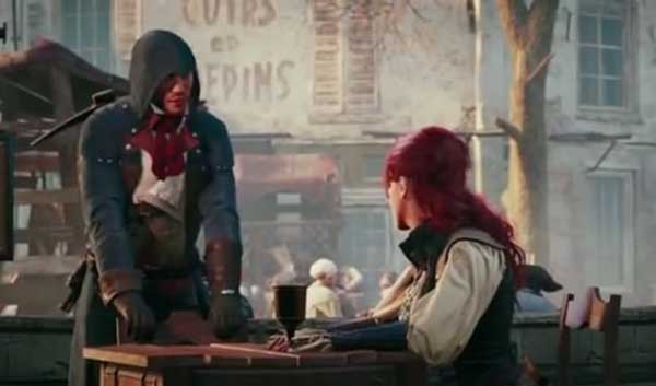 刺客信条:大革命角色介绍 长发女郎风姿绰约