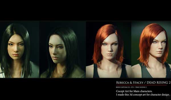 卡普空原画师笔下的游戏角色 但丁小哥高贵冷艳(图)