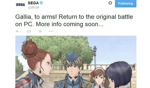 PC党欢呼吧！PS3大作《战场女武神》确定登陆PC平台