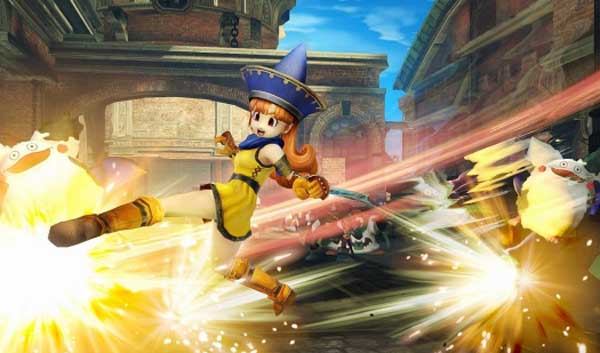 勇者斗恶龙:英雄晒新图 妹子踢球萌萌哒