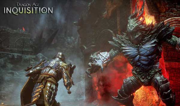 《龙腾世纪：审判》最新截图集体斗怪 画质上乘黑又亮