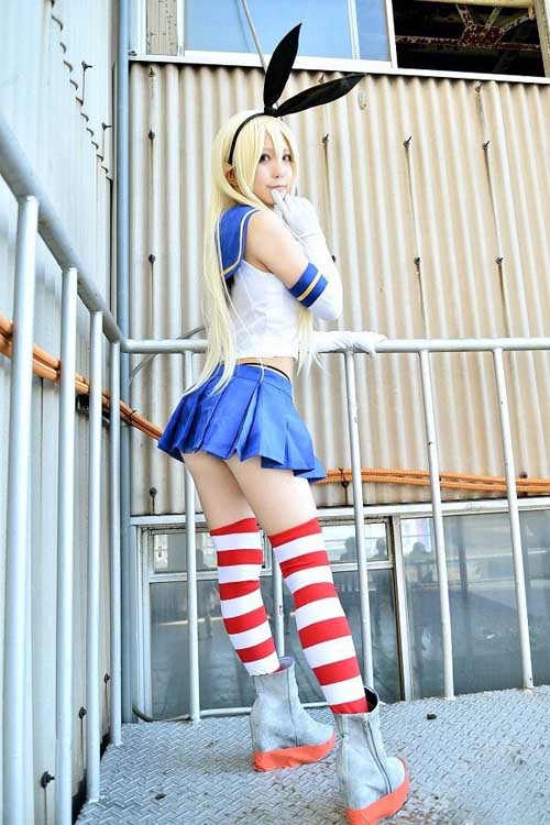 舰队Collection岛风COS集锦 俏皮软妹萌化人心！