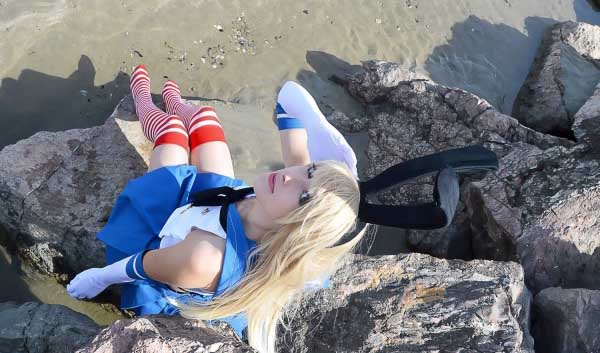 舰队Collection岛风COS集锦 俏皮软妹萌化人心！