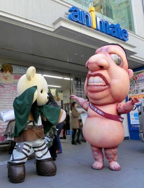 11区惊现迷你版“进击的巨人”！超猎奇外观惊悚亮相