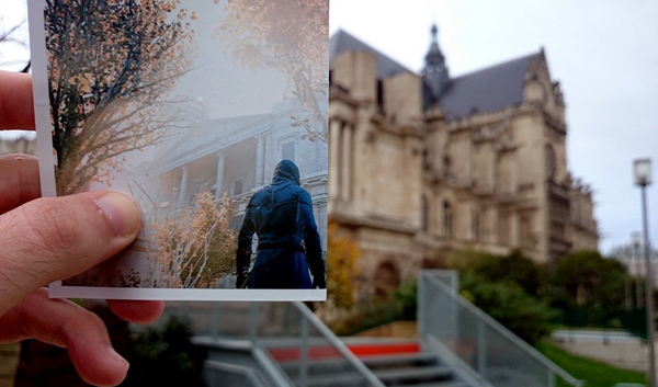 刺客信条:大革命场景与巴黎城实景对比