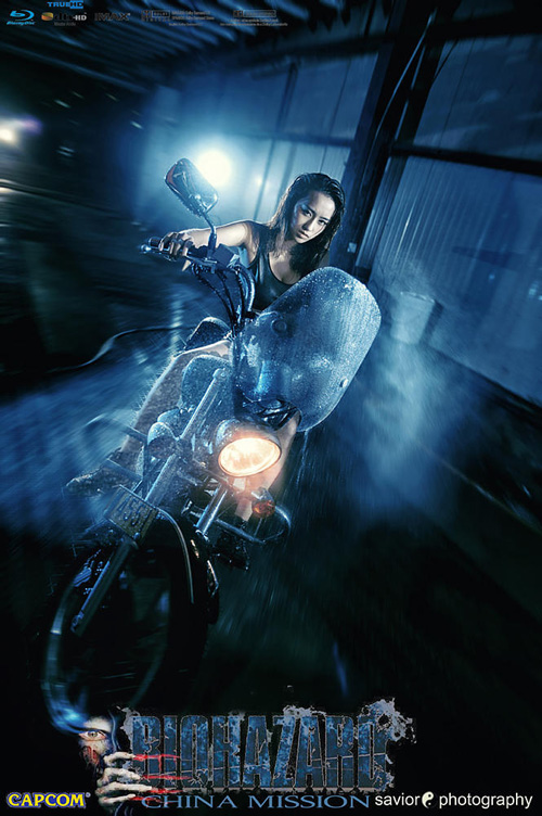 身材抢眼 嫩模演绎国产生化危机