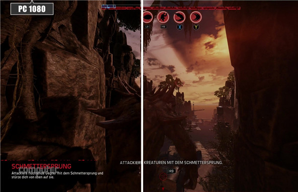 《进化》演示视频画质对比 4K画面轻松登顶