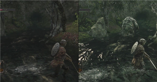 《黑暗之魂2》新旧对比 强化画质