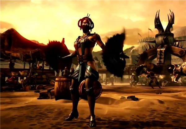 《真人快打X》Kitana公主预告 坐骑猛汉狂插