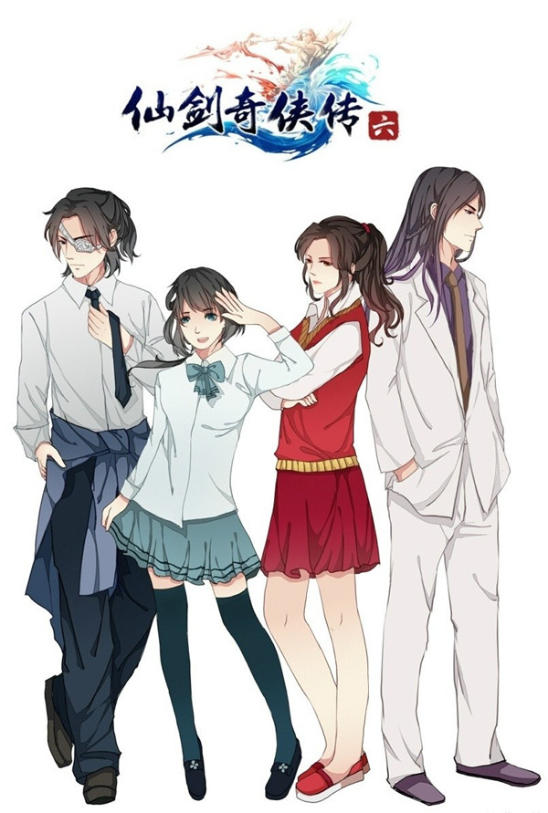 《仙剑奇侠传6》校园版 短裙女主清纯可人