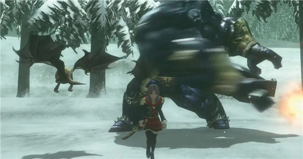 《最终幻想:零式HD》演示 零班激斗巨兽BOS