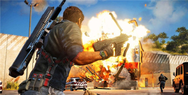 《正当防卫3》超巨大沙盒实机演示画面