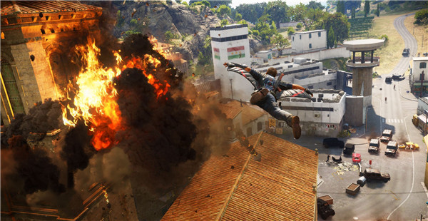 《正当防卫3》超巨大沙盒实机演示画面