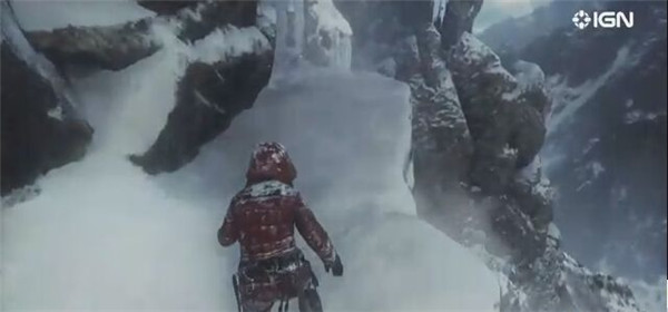 《古墓丽影:崛起》E3 2015最新演示 劳拉挑战暴风雪