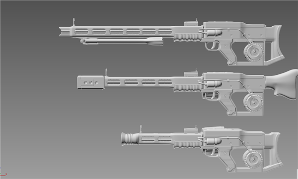《辐射4》mod正在开发  涡轮步枪mod设计图抢先看