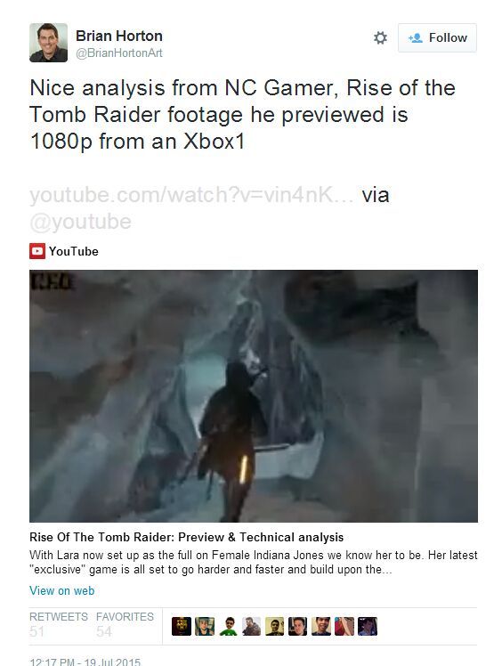 《古墓丽影:崛起》最新演示确认XB1版画面1080P